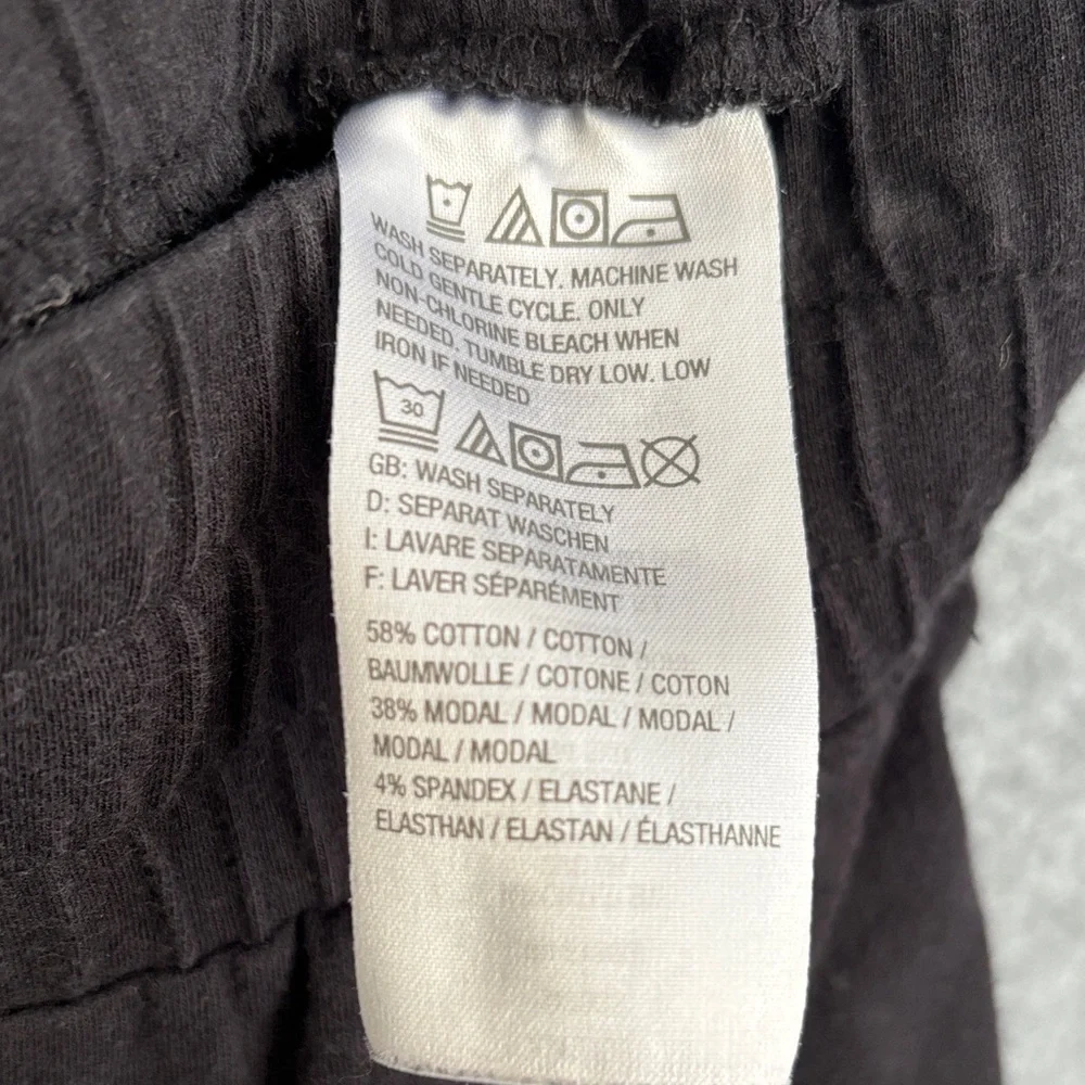 Anybody Petite Knit Cargo Jogger Pant L Black - Picture 10 of 10